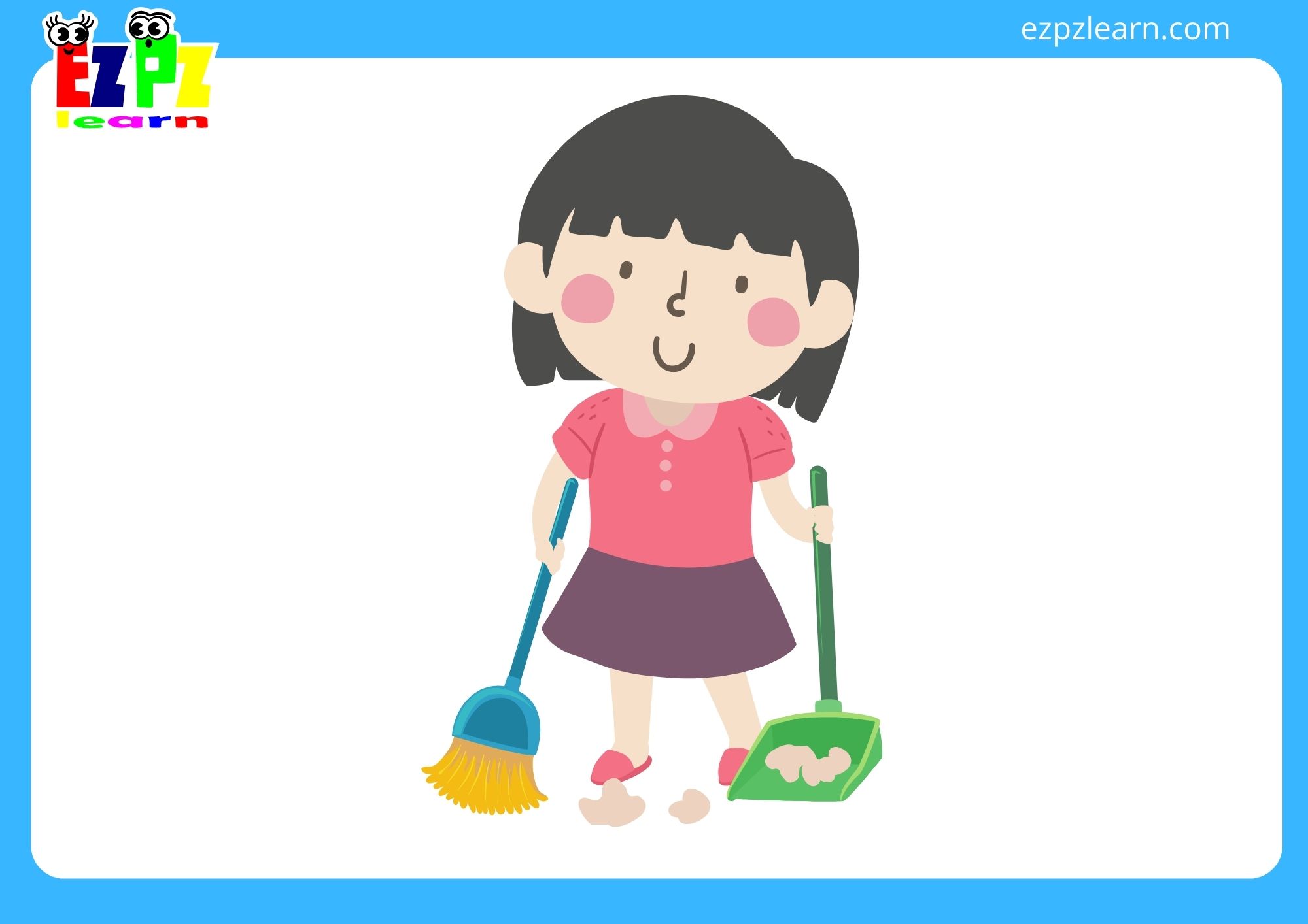 sweep the floor